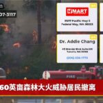 60英亩森林大火威胁居民撤离