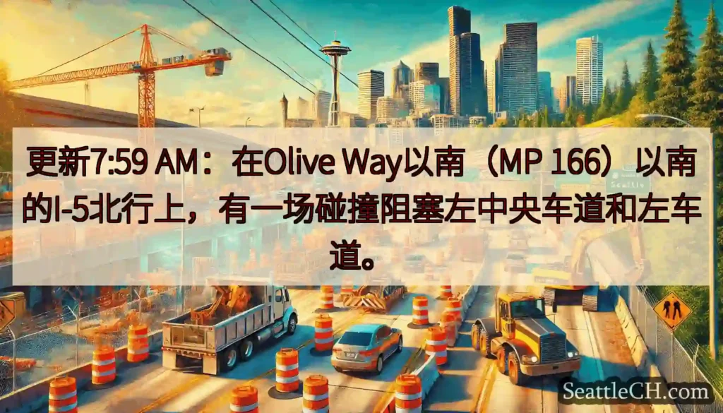 更新7:59 AM：在Olive Way以南（MP