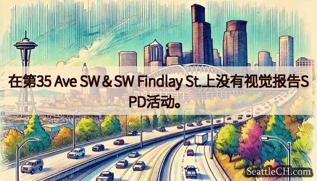 在第35 Ave SW＆SW Findlay St.上没有视觉报告SPD活动。