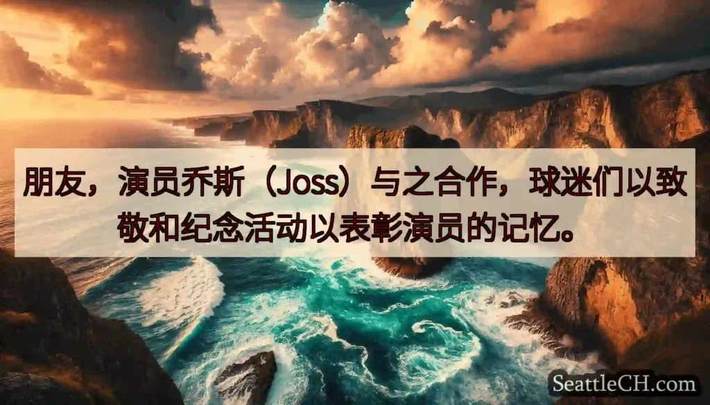 朋友，演员乔斯（Joss）与之合作，球迷们以致敬和纪念活动以表彰演员的记忆。