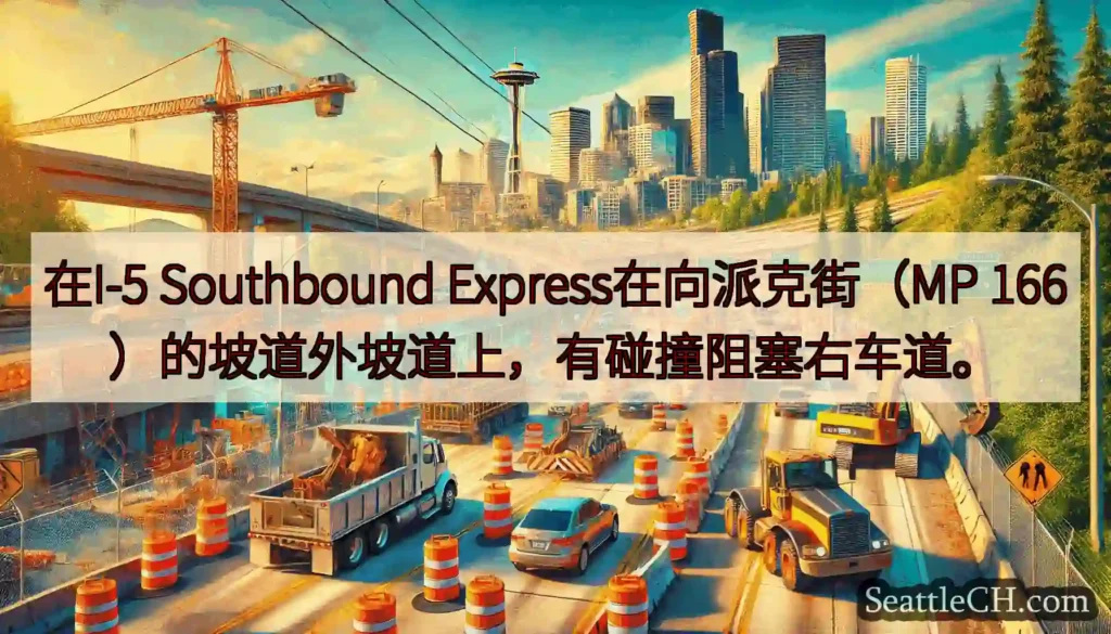 在I-5 Southbound Express在向派克街（MP