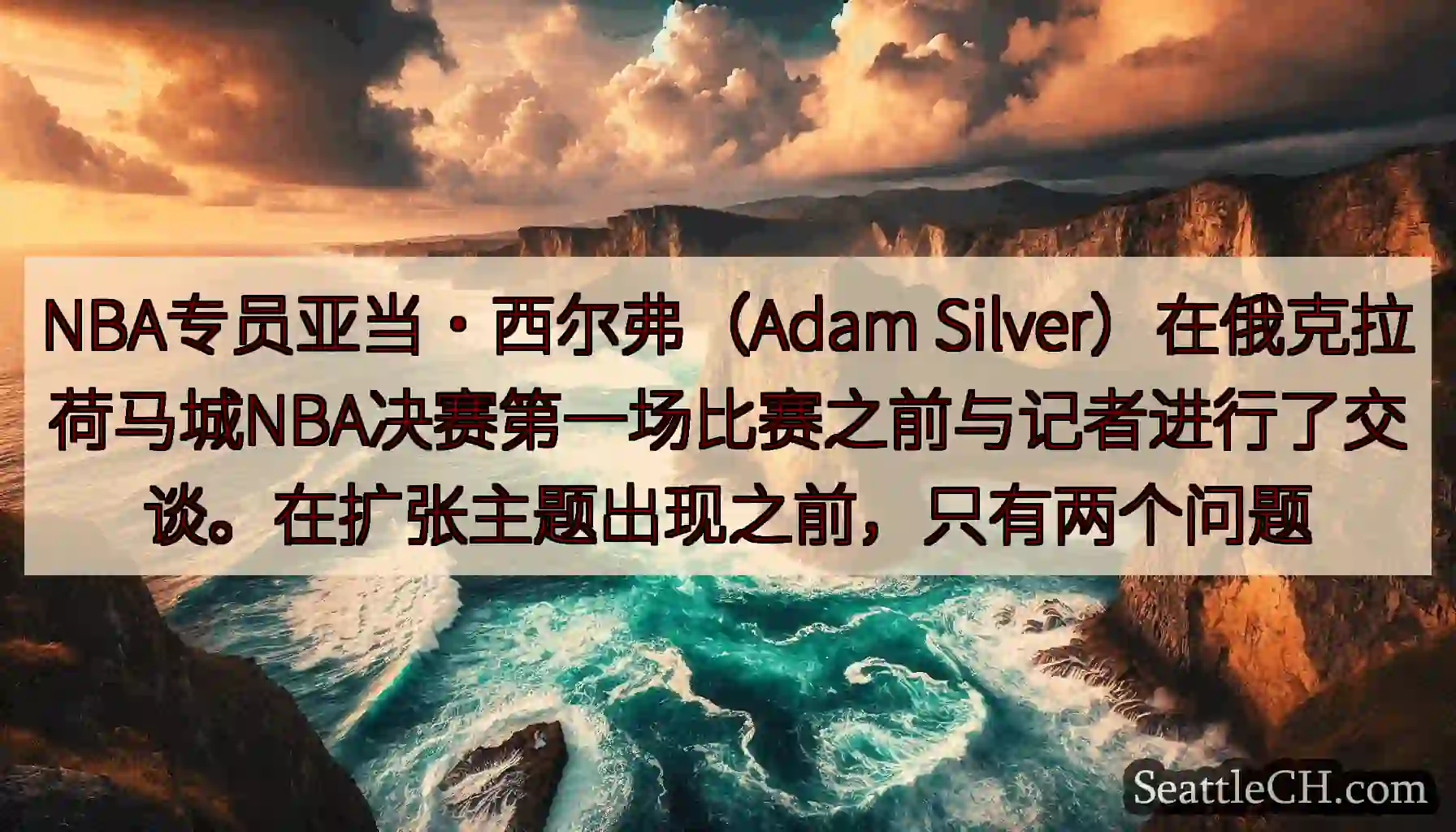 NBA专员亚当·西尔弗（Adam