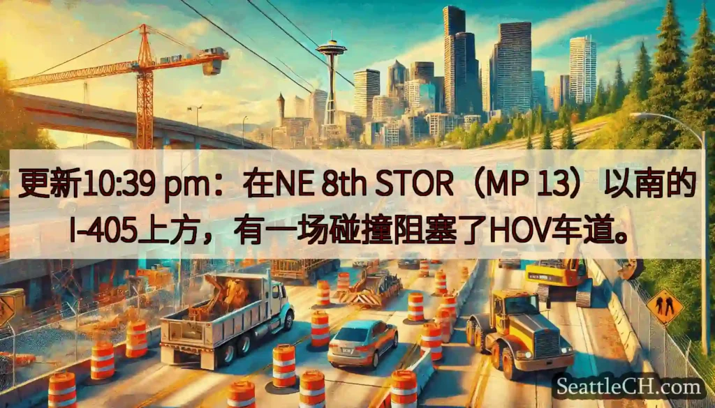 更新10:39 pm：在NE 8th STOR（MP