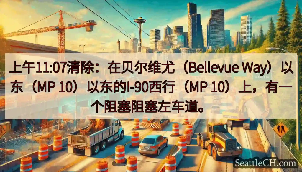 上午11:07清除：在贝尔维尤（Bellevue Way）以东（MP