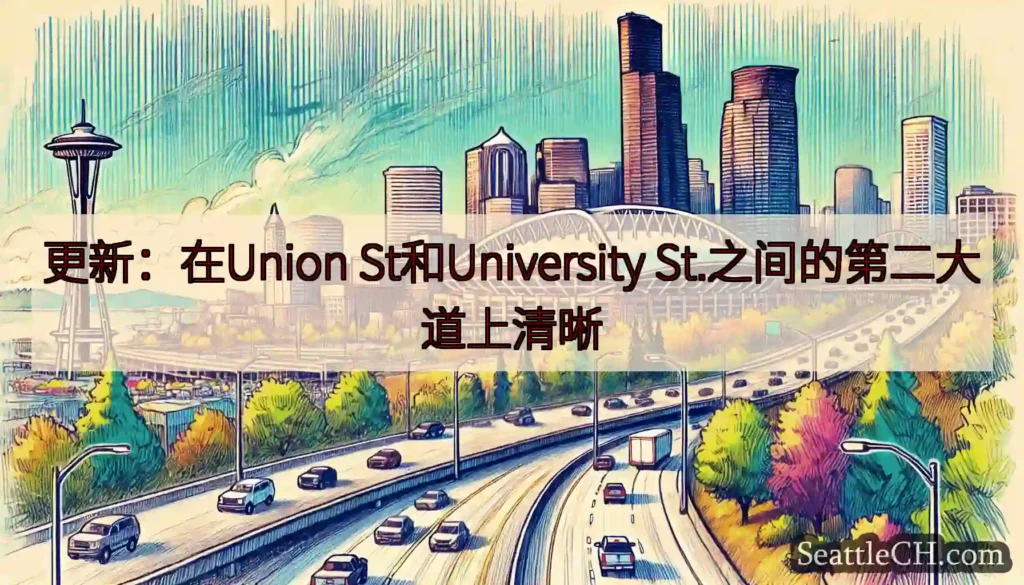 更新：在Union St和University St.之间的第二大道上清晰
