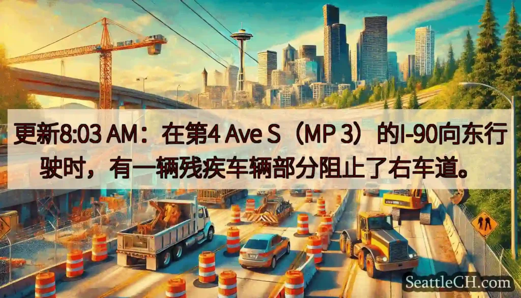 更新8:03 AM：在第4 Ave S（MP