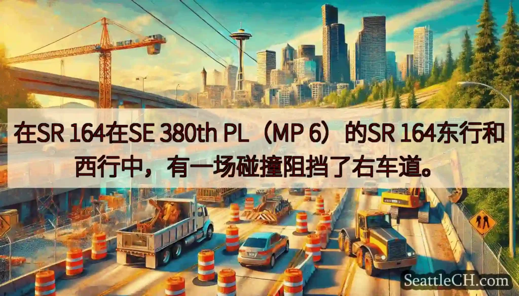 在SR 164在SE 380th PL（MP 6）的SR