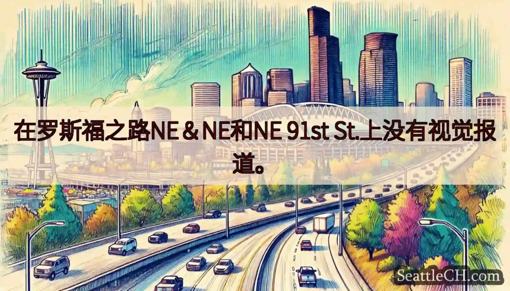 在罗斯福之路NE＆NE和NE 91st St.上没有视觉报道。