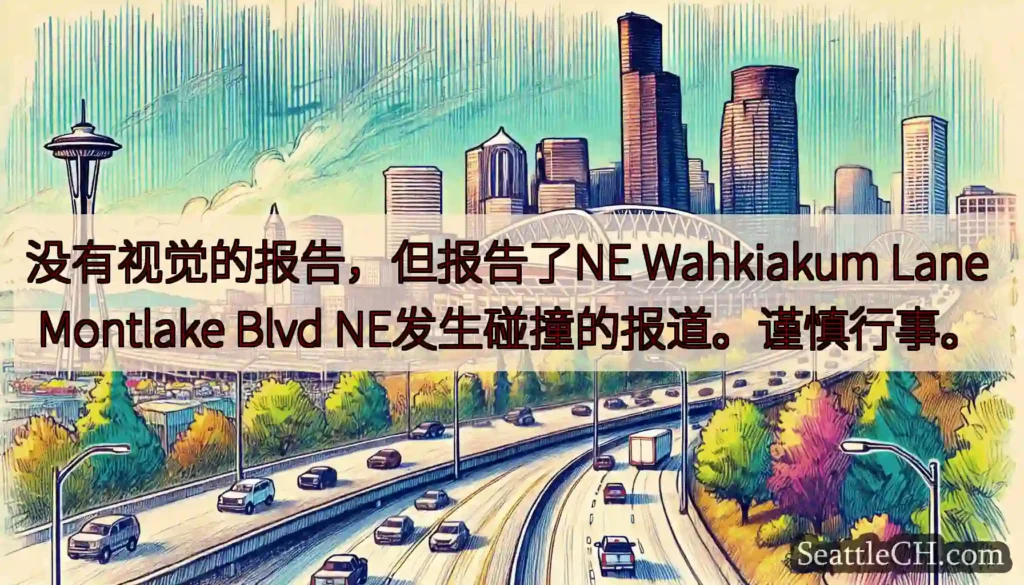 没有视觉的报告，但报告了NE Wahkiakum Lane Montlake Blvd