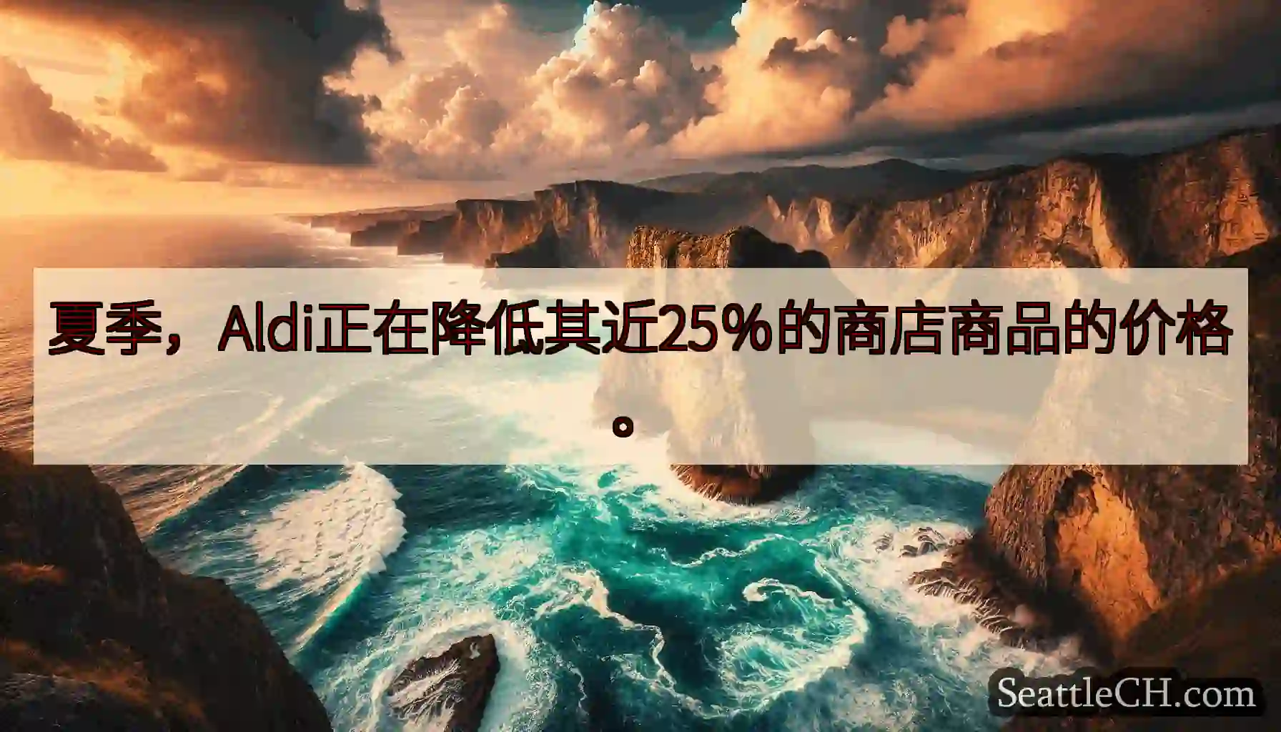 夏季，Aldi正在降低其近25％的商店商品的价格。