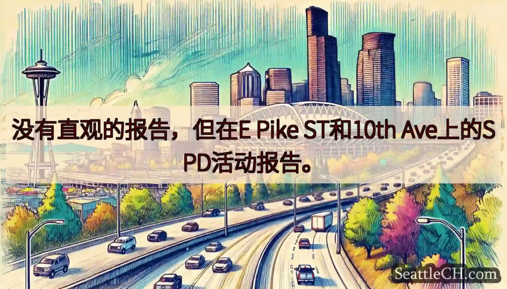 没有直观的报告，但在E Pike ST和10th Ave上的SPD活动报告。