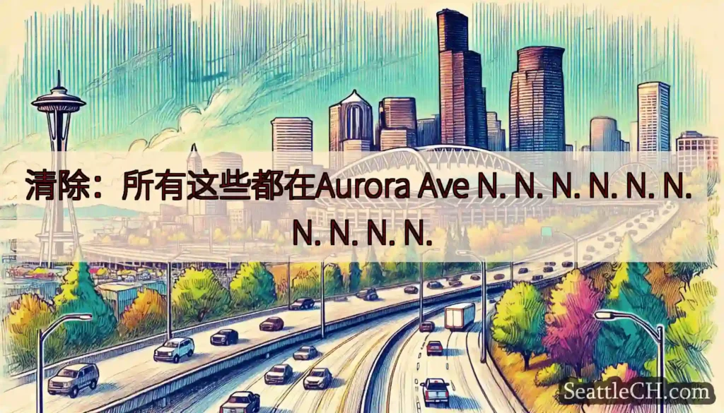 清除：所有这些都在Aurora Ave N. N. N. N. N. N. N. N. N. N.