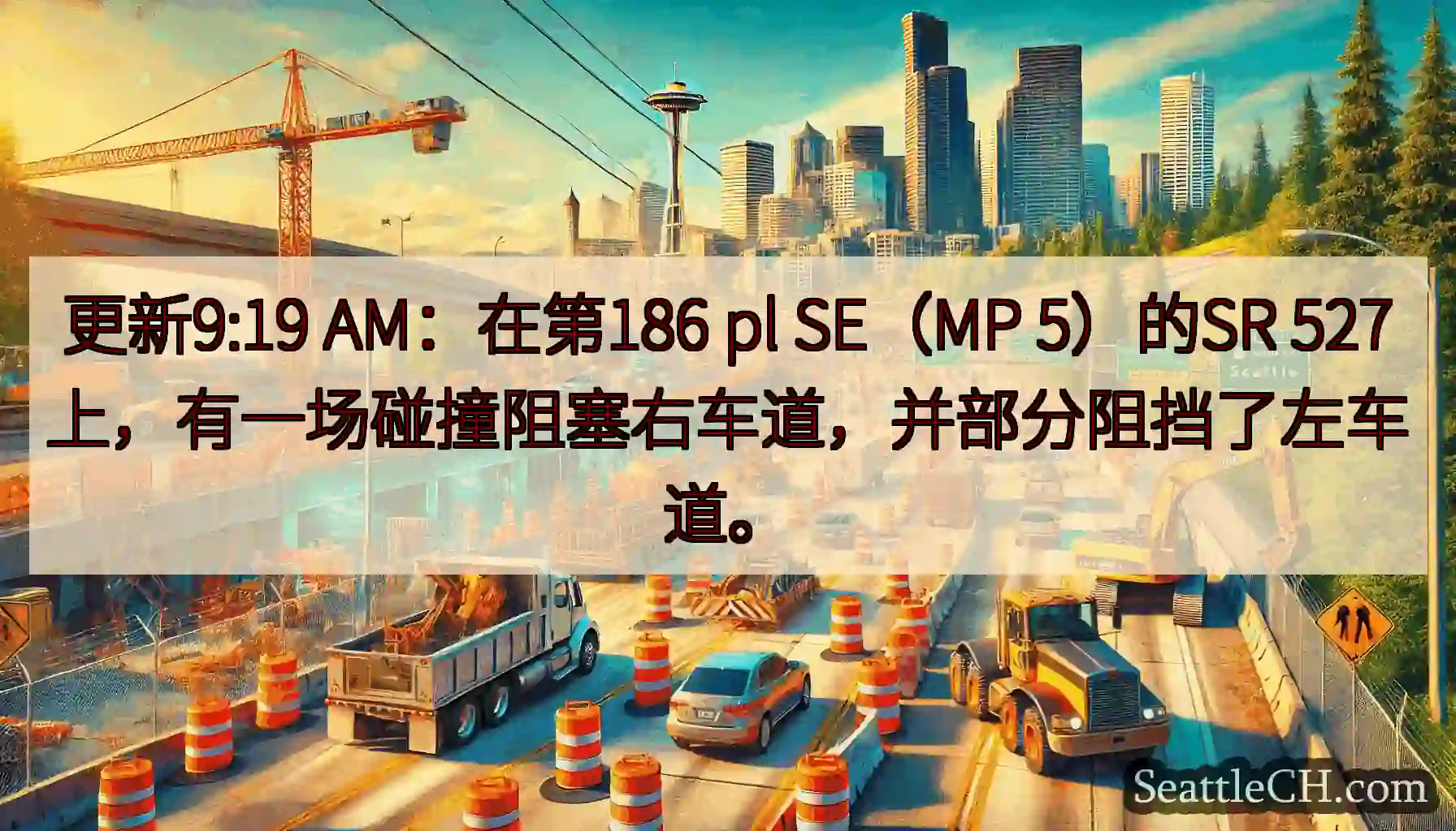更新9:19 AM：在第186 pl SE（MP 5）的SR