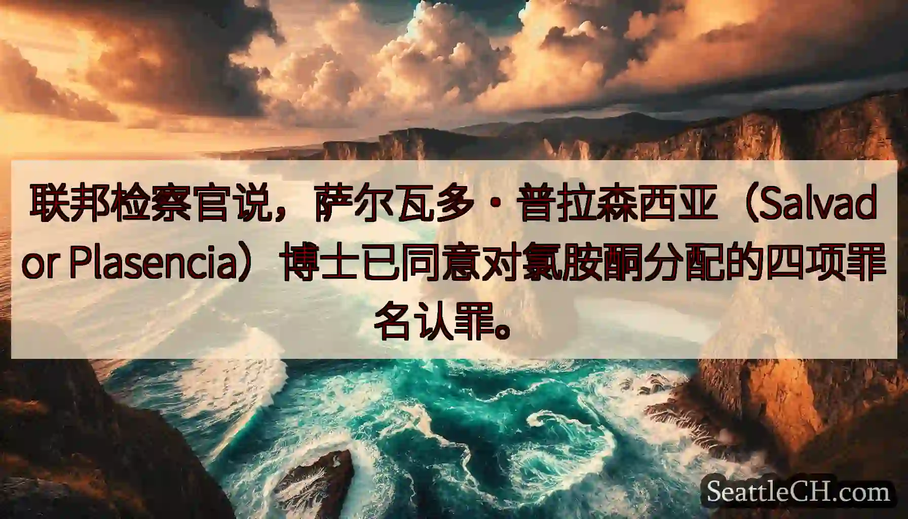 联邦检察官说，萨尔瓦多·普拉森西亚（Salvador
