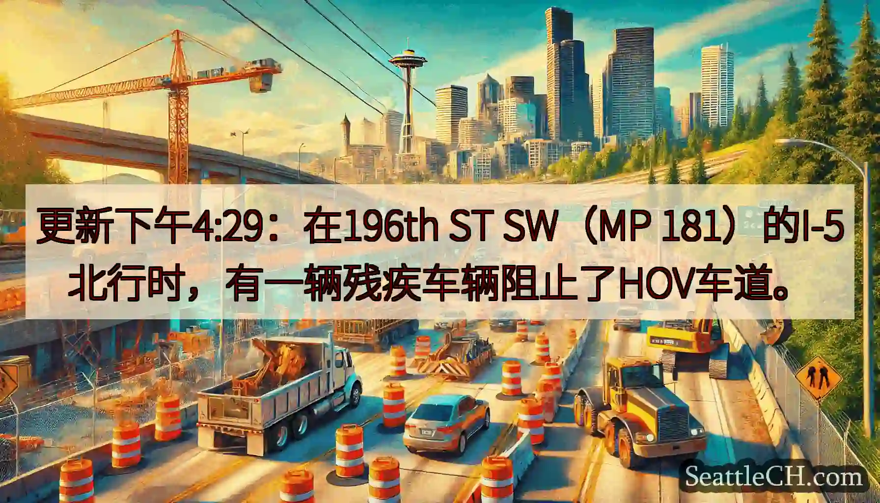 更新下午4:29：在196th ST SW（MP
