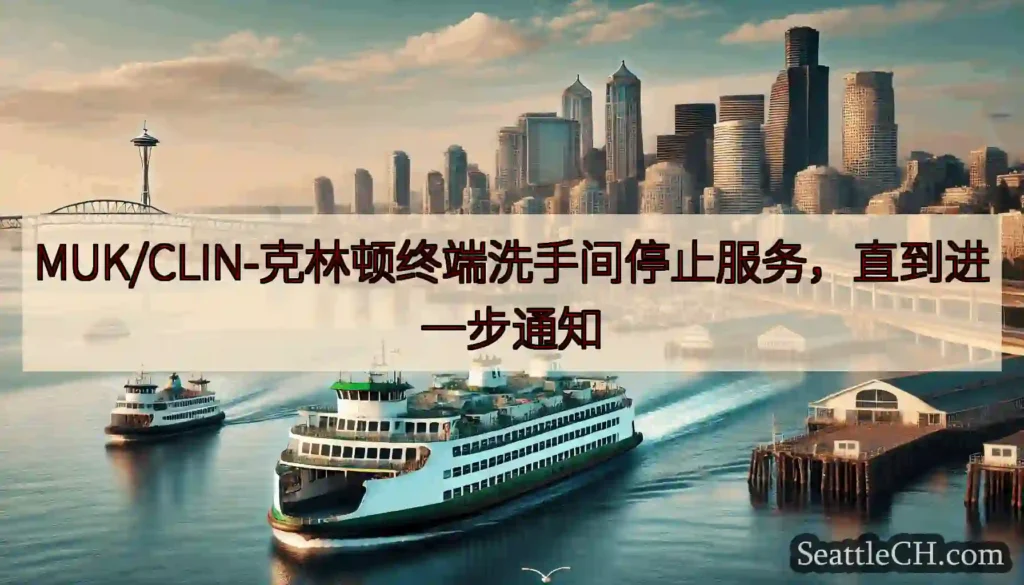 MUK/CLIN-克林顿终端洗手间停止服务，直到进一步通知https://wsdot.com/fer