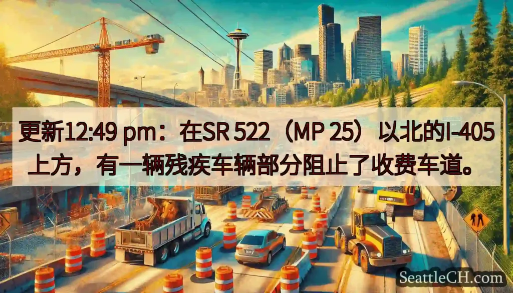 更新12:49 pm：在SR 522（MP