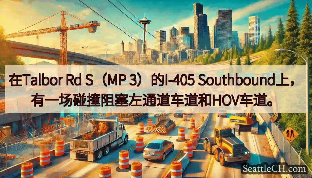 在Talbor Rd S（MP 3）的I-405