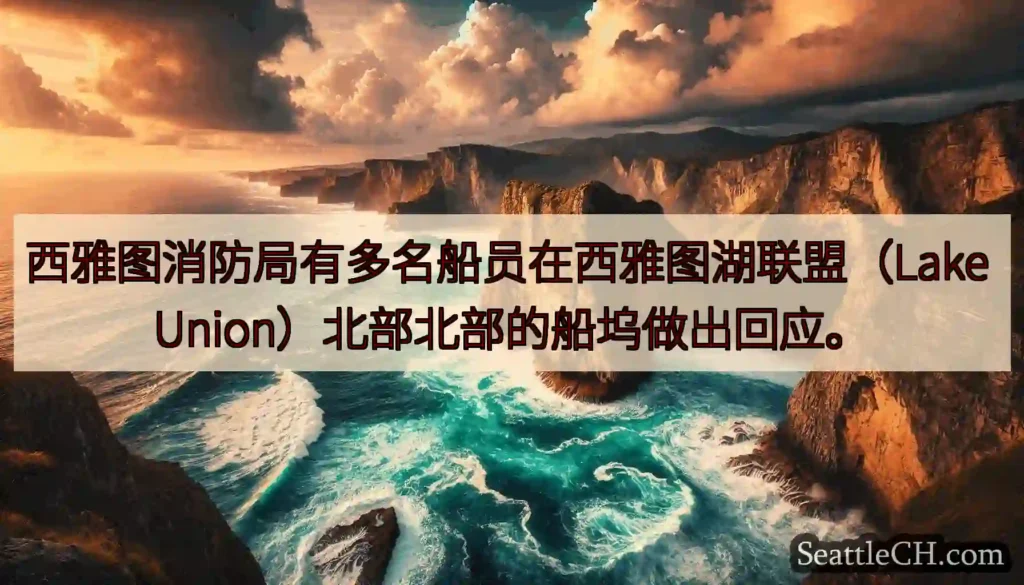 西雅图消防局有多名船员在西雅图湖联盟（Lake Union）北部北部的船坞做出回应。