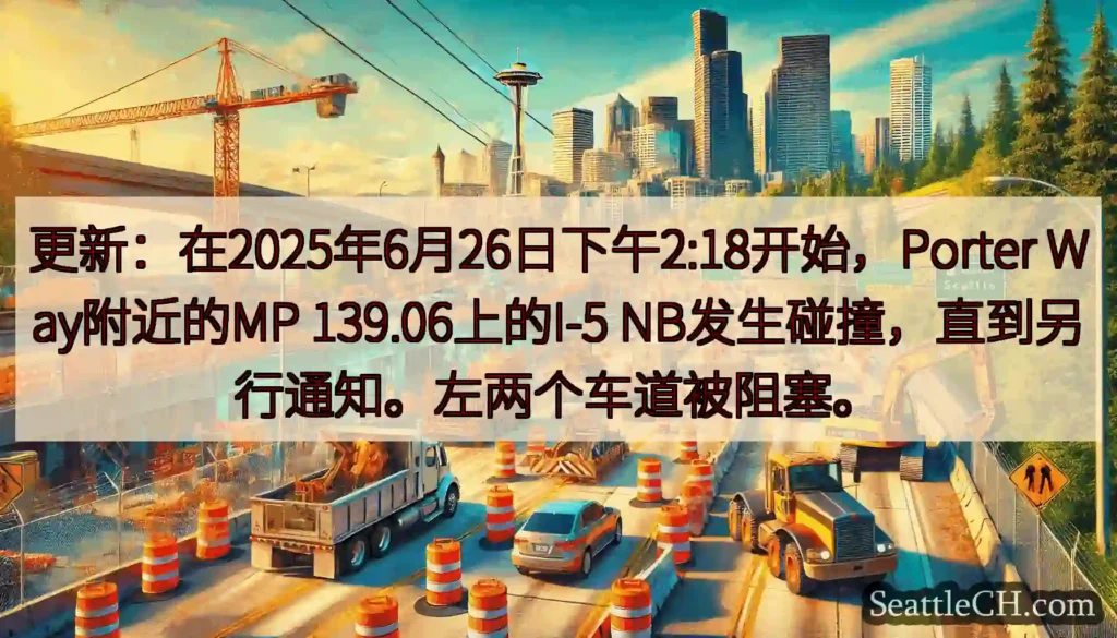 更新：在2025年6月26日下午2:18开始，Porter Way附近的MP