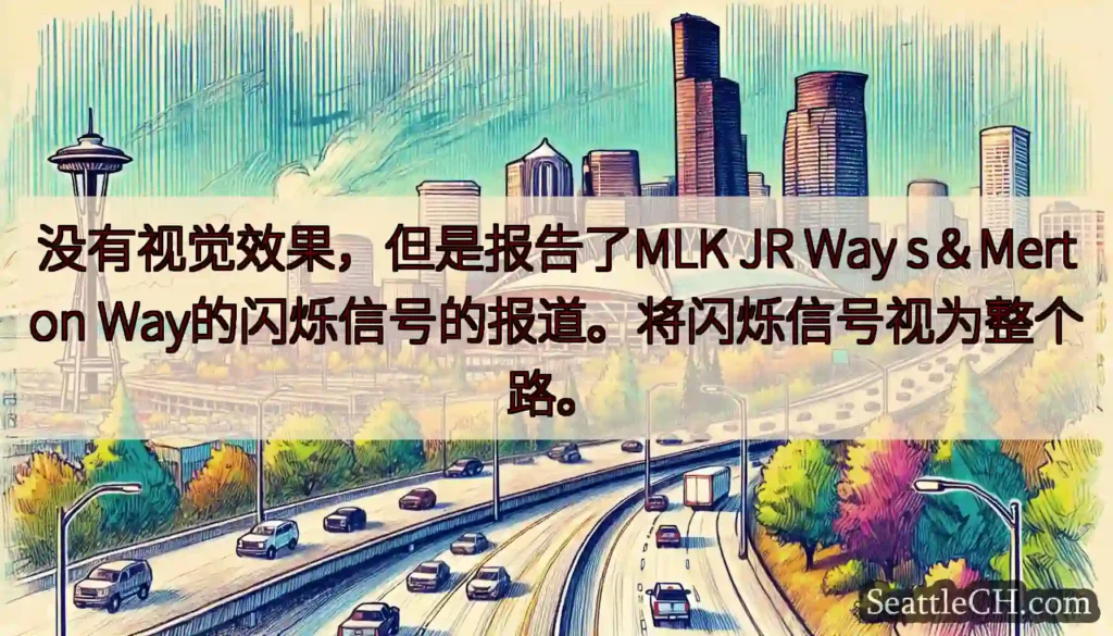 没有视觉效果，但是报告了MLK JR Way s＆Merton