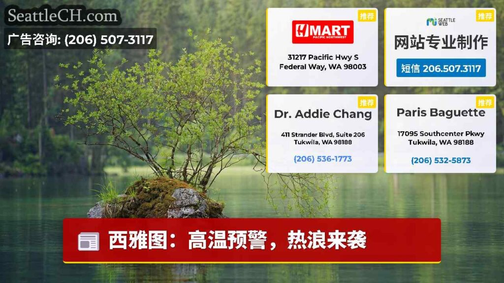 西雅图：高温预警，热浪来袭