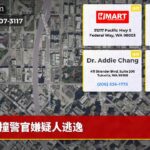 撞警官嫌疑人逃逸