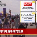 塔科马夏季烟花燃爆