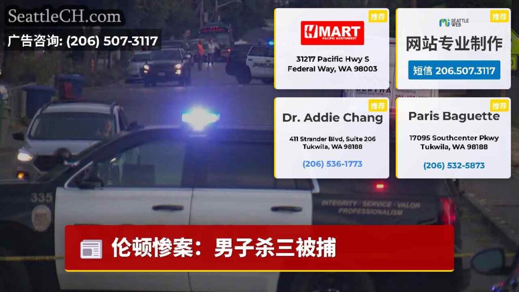 伦顿惨案：男子杀三被捕