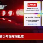 青少年偷车闯枪库