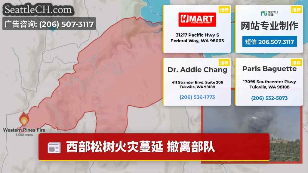 西部松树火灾蔓延 撤离部队