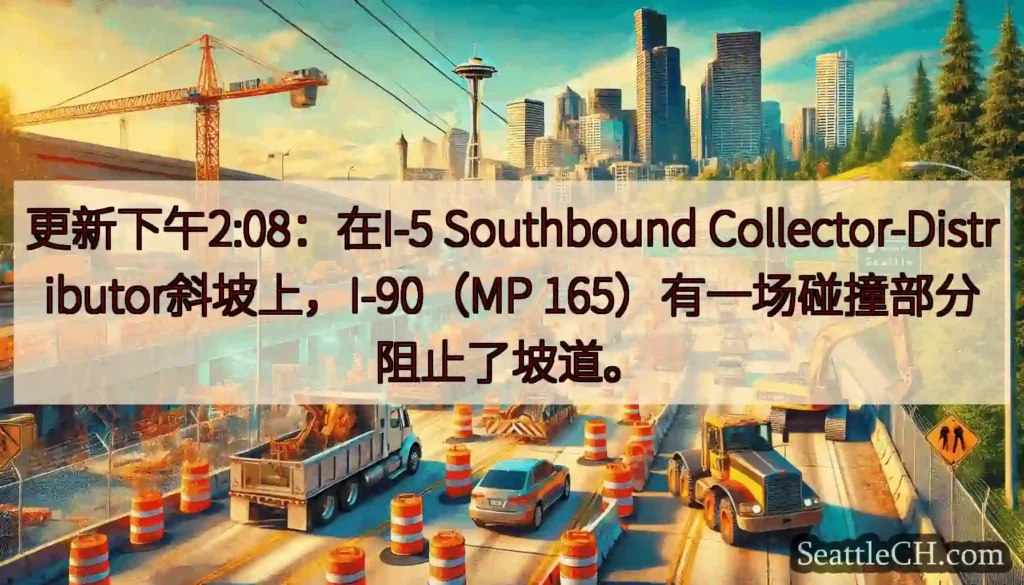 更新下午2:08：在I-5 Southbound