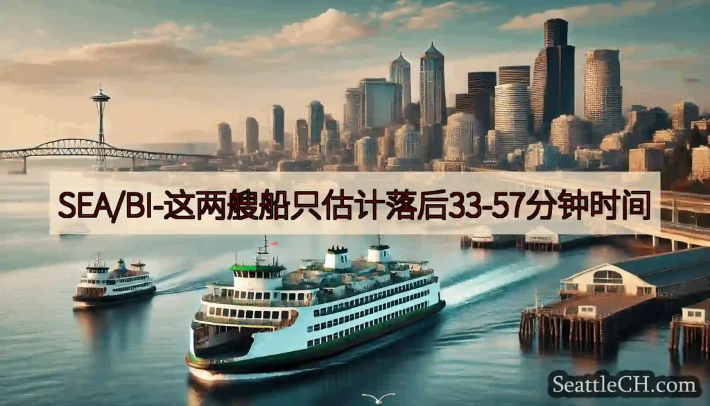 SEA/BI-这两艘船只估计落后33-57分钟时间https://wsdot.com/ferries