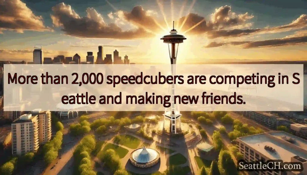 More than 2,000 speedcubers are competing in