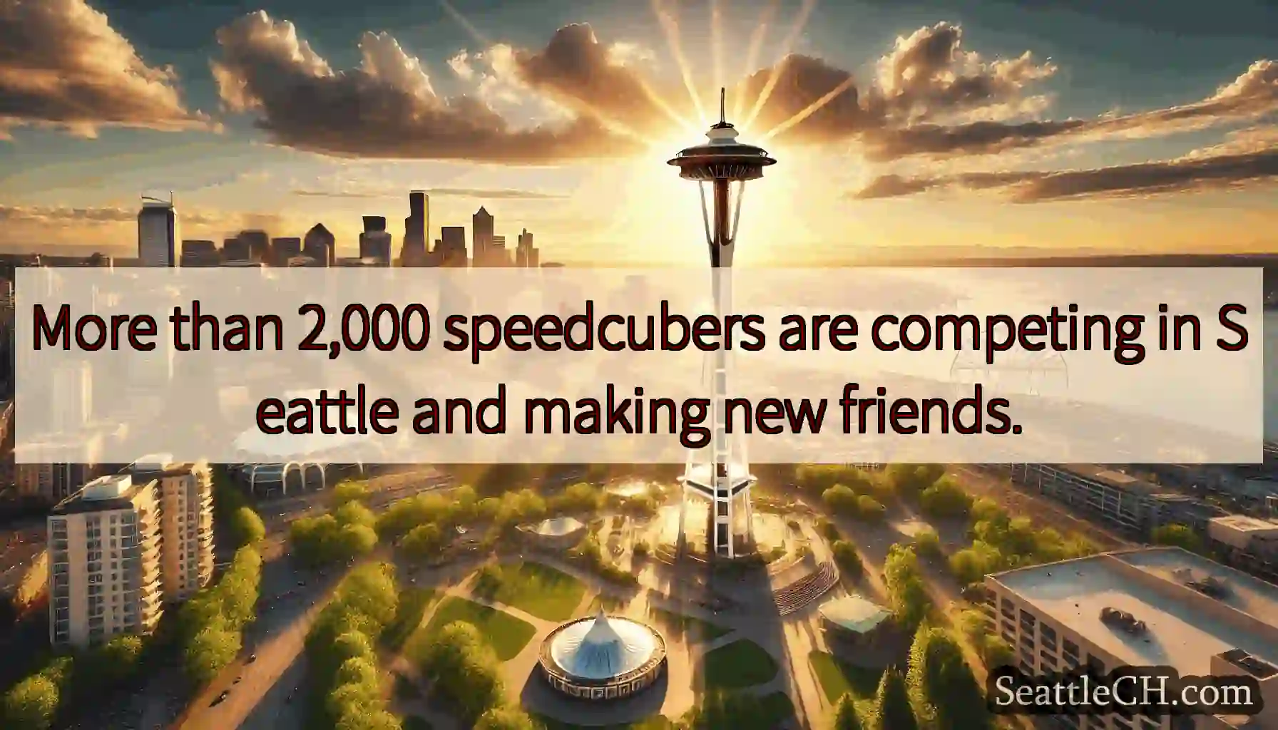 More than 2,000 speedcubers are competing in