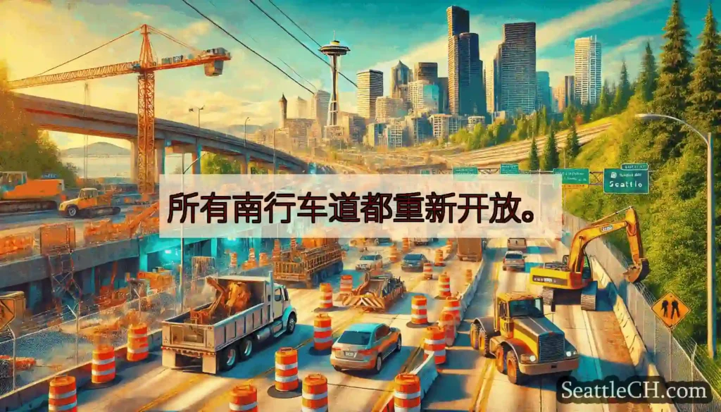 所有南行车道都重新开放。