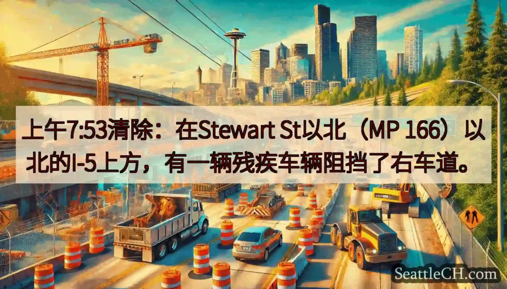 上午7:53清除：在Stewart St以北（MP