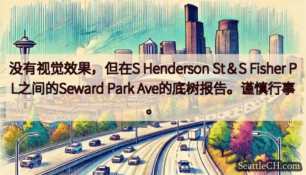 没有视觉效果，但在S Henderson St＆S Fisher PL之间的Seward Park