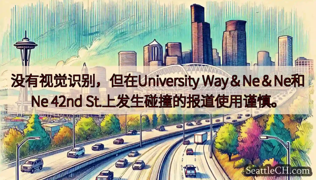 没有视觉识别，但在University Way＆Ne＆Ne和Ne 42nd