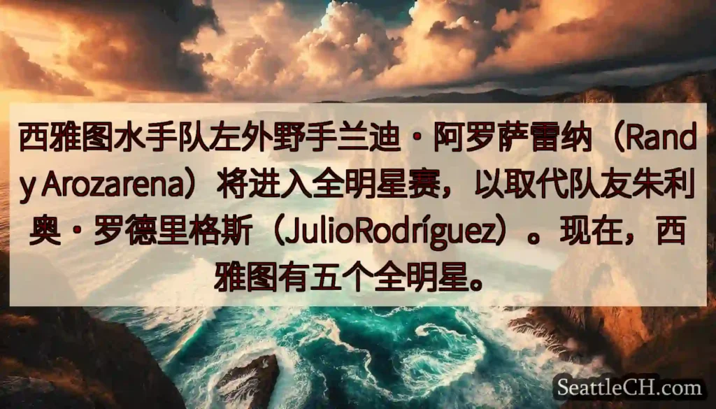 西雅图水手队左外野手兰迪·阿罗萨雷纳（Randy