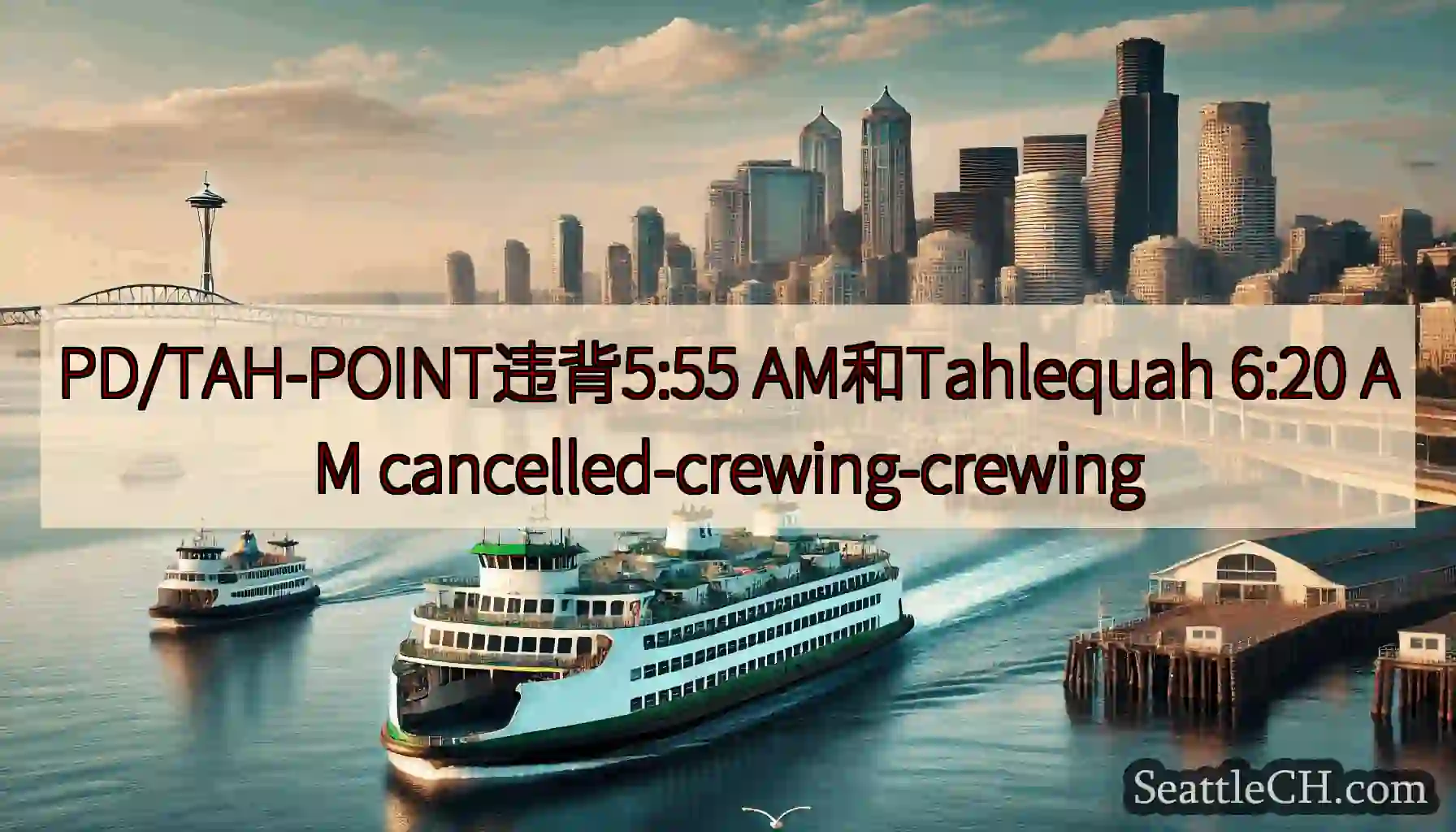 PD/TAH-POINT违背5:55 AM和Tahlequah 6:20 AM