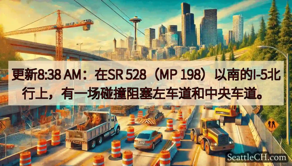 更新8:38 AM：在SR 528（MP