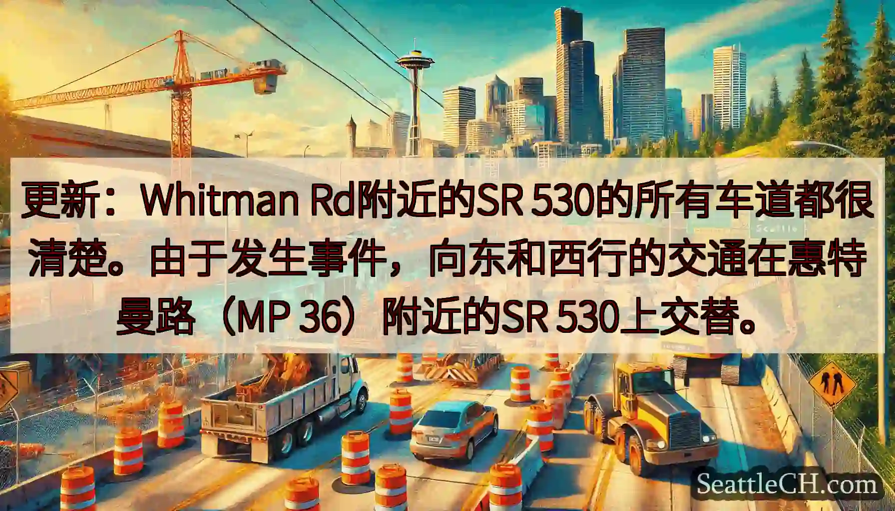 更新：Whitman Rd附近的SR