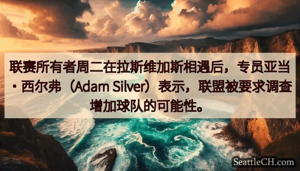 联赛所有者周二在拉斯维加斯相遇后，专员亚当·西尔弗（Adam