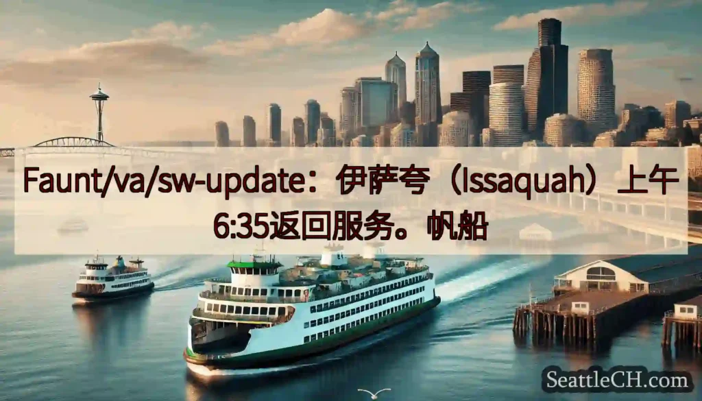 Faunt/va/sw-update：伊萨夸（Issaquah）上午6:35返回服务。帆船https