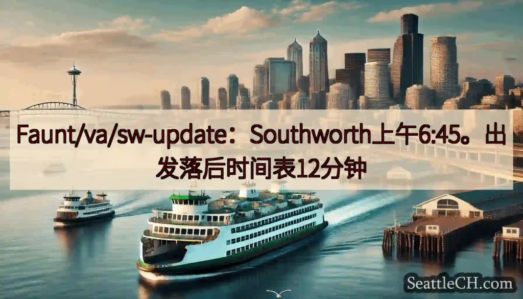 Faunt/va/sw-update：Southworth上午6:45。出发落后时间表12分钟htt