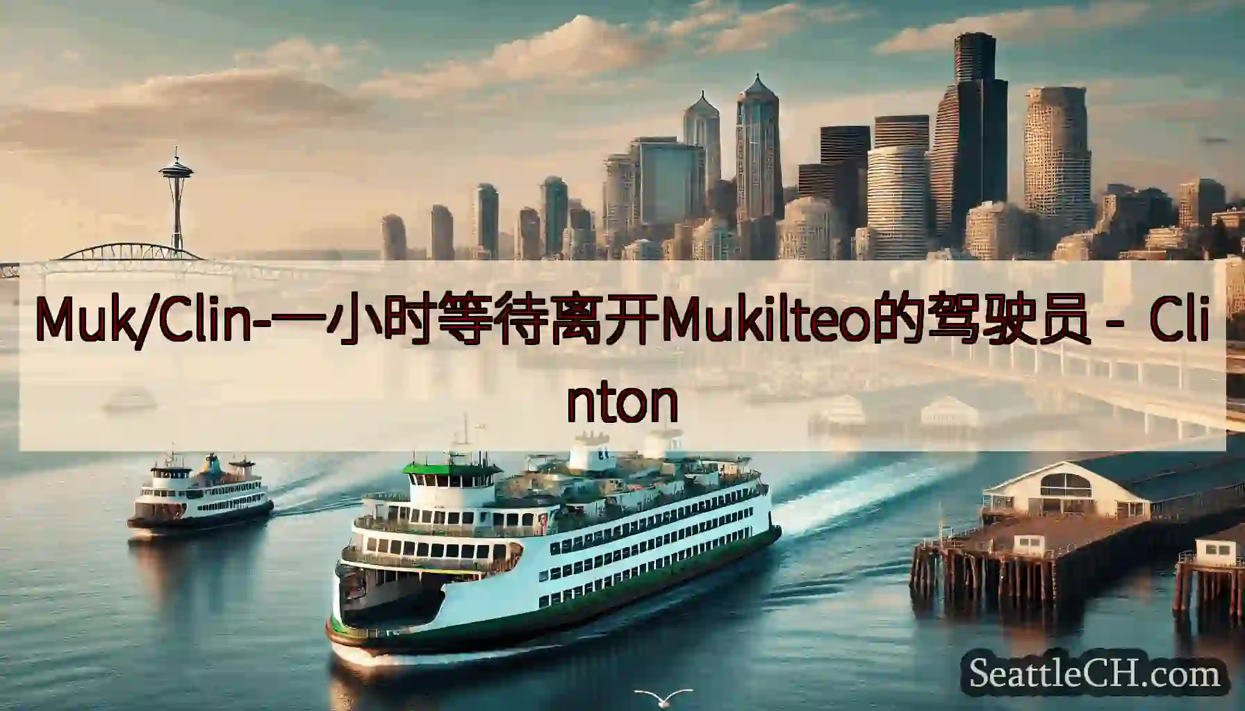 Muk/Clin-一小时等待离开Mukilteo的驾驶员 -  Clinton