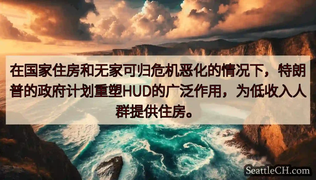 在国家住房和无家可归危机恶化的情况下，特朗普的政府计划重塑HUD的广泛作用，为低收入人群提供住房。