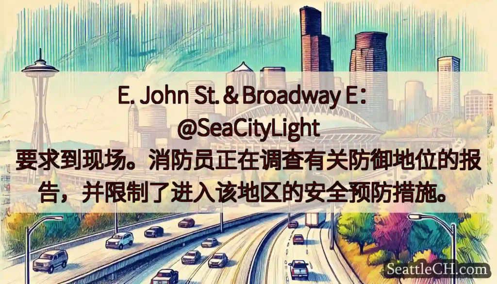 E. John St.＆Broadway E：