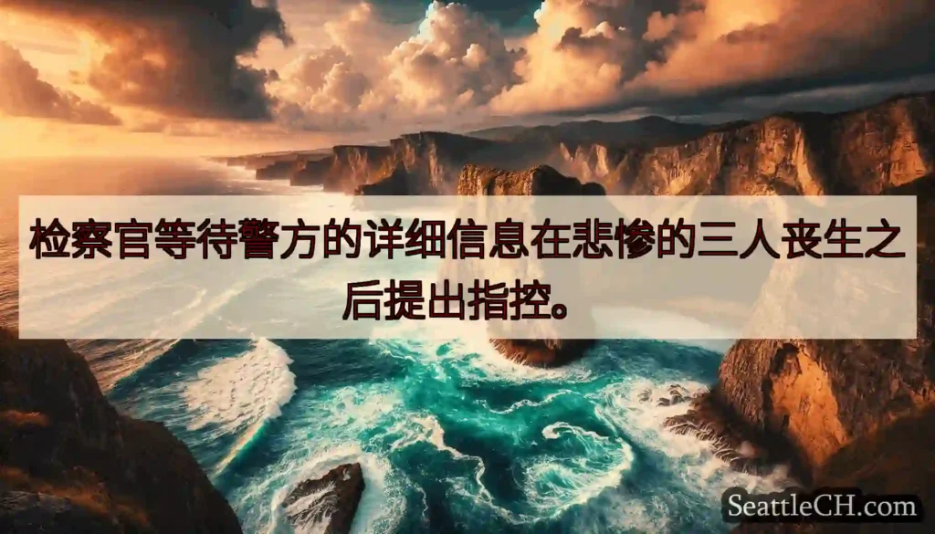 检察官等待警方的详细信息在悲惨的三人丧生之后提出指控。